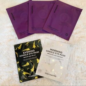 🌙 Goggle eye masks & sheet masks 5pc ⭐️